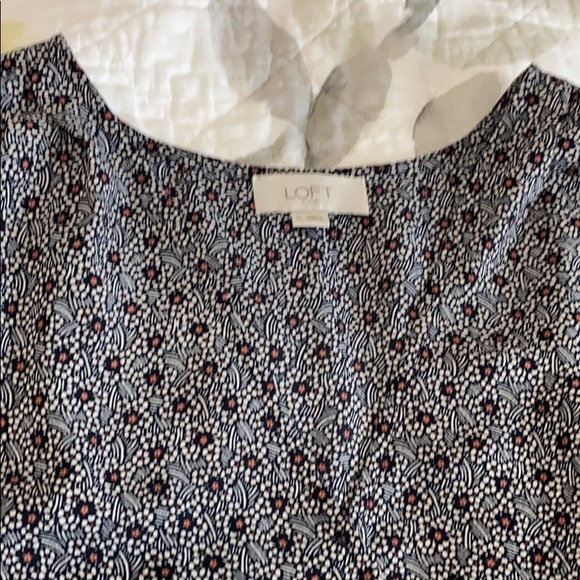 Loft Outlet Faux Wrap Blouse - Picture 2 of 8